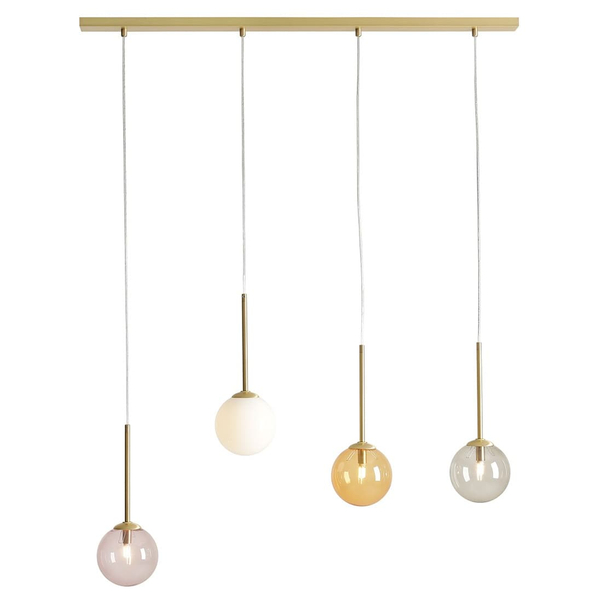 Molekułowa lampa wisząca Bosso 1119L40 Aldex balls kolorowa mosiądz
