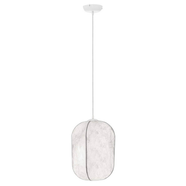 Lampa wisząca do jadalni MAPIRI LE44746 owalna nad stół biała