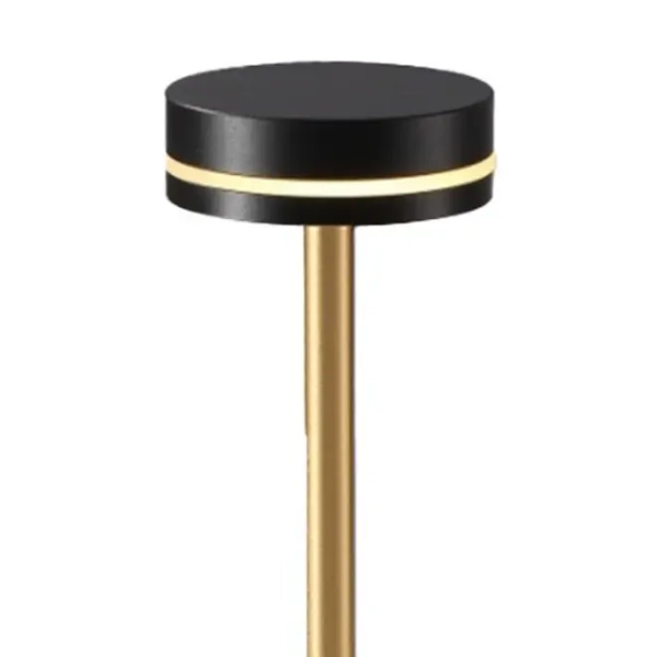 Bezprzewodowa lampa stołowa Sam ML1386 LED 5W 3000K USB-C czarny złoty