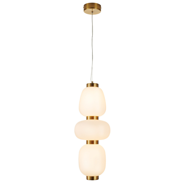 Zwieszana lampa BRILLA ST-CP241210-3L złota LED 69W 3000K złoty biały