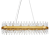 Wisząca lampa nad stół CHOLULA LE44724 crystals złota przezroczysta
