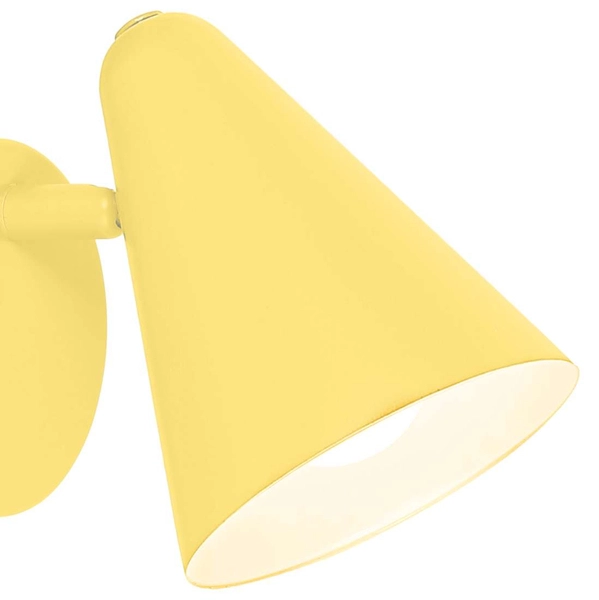 Lampa ścienna AMOR 91-68774 metalowa regulowany reflektorek żółty