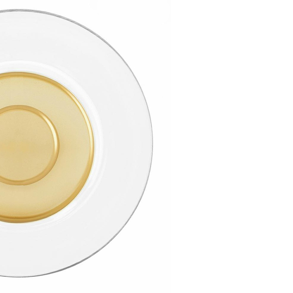 Szklany kinkiet Eden Wall lampa ścienna LED 6,4W 3000K złota