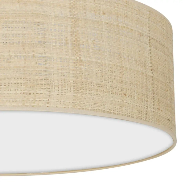 Ekologiczna lampa sufitowa MARSHALL MLP7488 do salonu beżowy biały