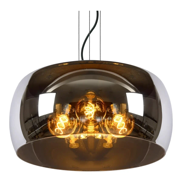Wisząca lampa OLIVIA 45401/50/65 Lucide loftowa przydymiony czarny