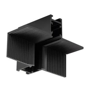 Łącznik narożny podtynkowy do szyn 1-obwodowych 11733 czarny