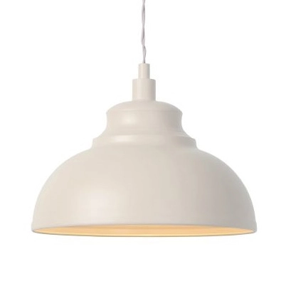 Beżowa lampa wisząca Isla 34400/29/38 metalowa kopuła nad wyspę