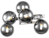 Lampa ścienna Dallas MOD547WL-05CH kule przydymione