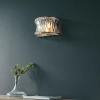Lampa ścienna glamour L&-1104529 cyrtals nikiel przezroczysta