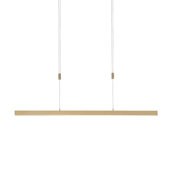 Wisząca lampa ADRIANA mosiądz LED 45W 2700-5000K do jadalni belka listwa podłużna 2568-60
