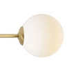 Sufitowa lampa nowoczesna Pearl 1113PL_H40 Aldex do przedpokoju mosiądz biała