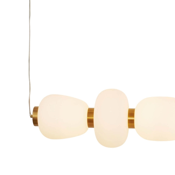 Wisząca lampa BRILLA ST-CP241210-6L GOLD LED 69W 3000K złoty biały