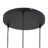Loftowa lampa wisząca Pescara 4576 TK Lighting szkło złoty bursztynowy czarny