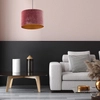 Lampa wisząca do salonu glamour Tercino 6164 TK Lighting z tkaniny różowa