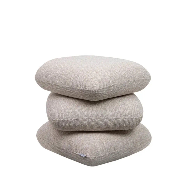 Pufa tkaninowa STONES beżowa KH1501100378 obrotowa wys. 40 cm