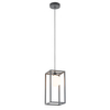 Szklana lampa zwieszana Daisy MD-BR4367-D1 GR Italux kula szary biały
