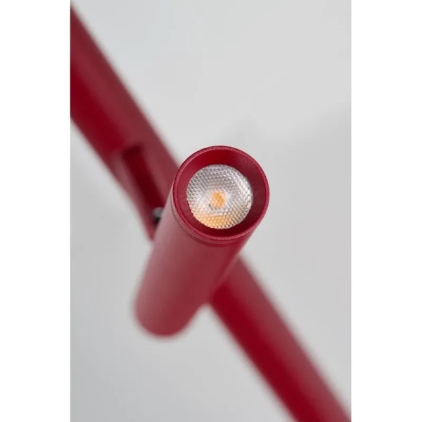 Biurkowa lampa TROST burgundowa AZ6800 1xLED 4,5W 3000K tuba
