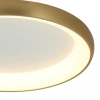 Nasufitowa pierścieniowa lampa 2058 LED 55W 3000K okrągła do sypialni złoty