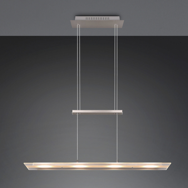 Wisząca lampa Milos R32004107 LED 20W 3000K metalowa srebrna
