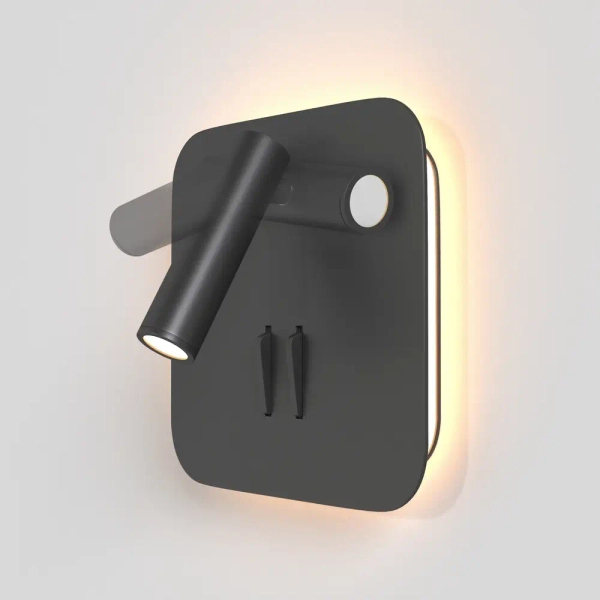 Kinkiet lampa ścienna Los 176 C175-WL-01-6W-B LED 9W 3000K czarna