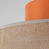 Abażurowa lampa wisząca Duo 3227 tuba z juty pomarańczowy