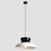 Lampa wisząca nad wyspę ALDO 1152G2_3_C do jadalni biała czarna
