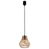 Skandynawska lampa wisząca 137623620200 klatka drewniana