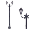 Stojąca LAMPA zewnętrzna STANDARD K-7064A2/2 czarny Kaja klasyczna ogrodowa latarnia IP44 czarna