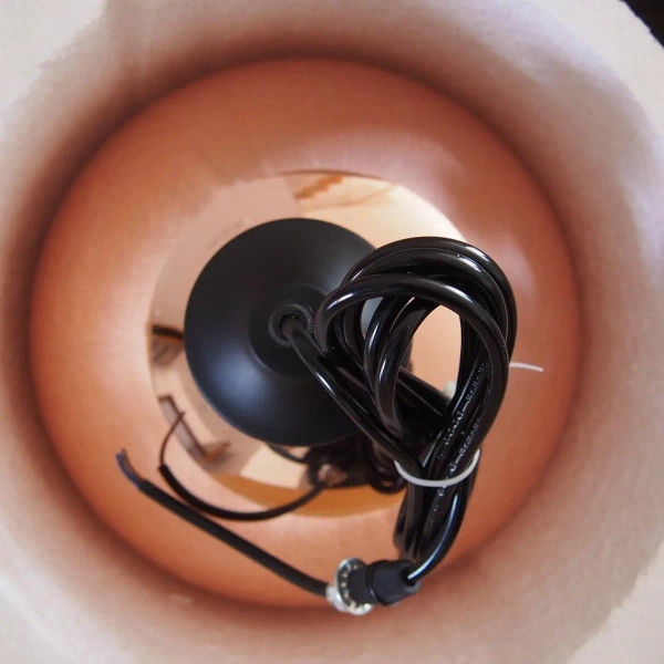 Wisząca lampa ball Glow ST-9021-M copper Step klosz lustrzany miedziana