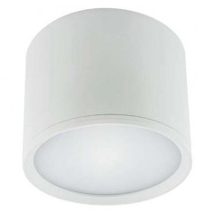 Natynkowa LAMPA sufitowa ROLEN LED 10W 4000K 03109 Ideus okrągła OPRAWA metalowy PLAFON biały