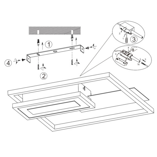 Plafon ze ściemniaczem Spiro R67862976 RL Light LED 32W 2700-6500K szary