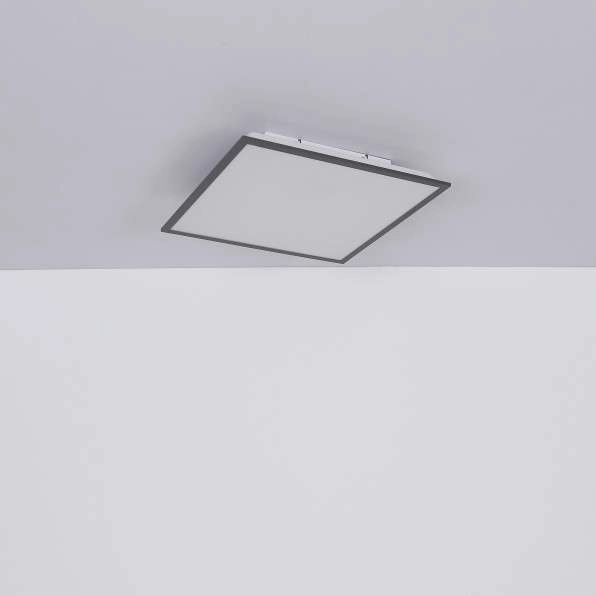 LAMPA sufitowa DORO 416080D2 Globo metalowa OPRAWA kwadratowa LED 24W 3000K plafon biały grafitowy