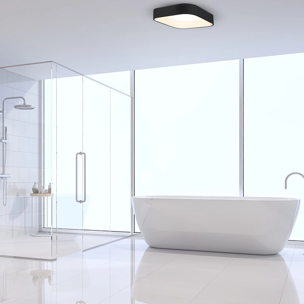 LAMPA sufitowa ASTRO ML6356 Milagro kwadratowa OPRAWA plafon LED 24W 4000K metalowy czarny