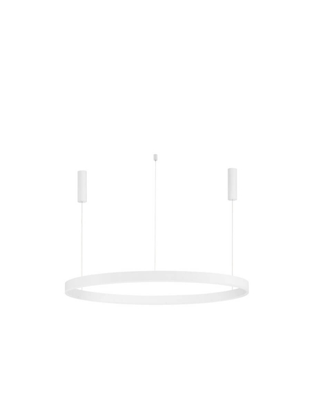 Okrągła lampa wisząca JACA LE42767 do pokoju LED 70W 2700-6000K biała