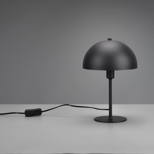 Stołowa lampka salonowa Nola 506200132 Trio z włącznikiem czarna