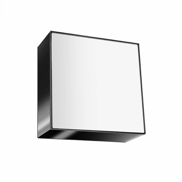 Kinkiet LAMPA ścienna SL.0142 kwadratowa OPRAWA plafon sufitowy czarny OUTLET