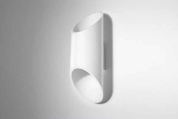 Kinkiet LAMPA ścienna SL.0108 metalowa OPRAWA tuba biała