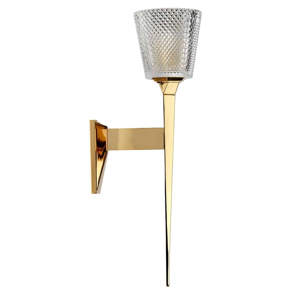 Łazienkowa LAMPA ścienna VERITY BATH-VERITY-PC Elstead kinkiet OPRAWA metalowa industrialna polerowany chrom przezroczysta