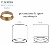 Pierścień ozdobny do lampy Tub RC0155/C0156 GOLD Maxlight okrągły złoty