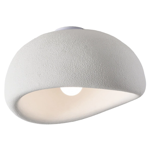 Kopułowa lampa sufitowa STONE DN426-50C metalowa do salonu biała