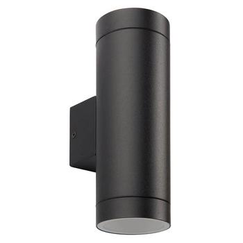 Łazienkowa lampa ścienna góra-dół Palin XL 98438 tuba metalowa IP44 czarna