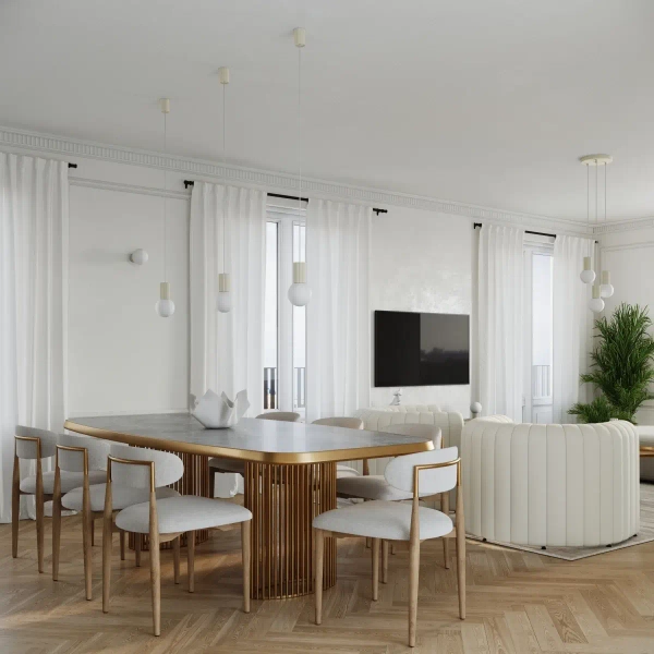 Wisząca lampa minimalistyczna HALO SL.1719 ryflowana kula beżowa