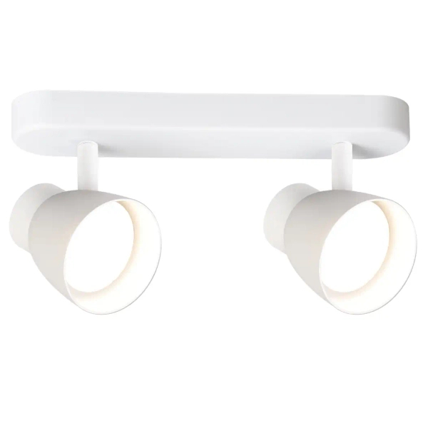 Podwójna sufitowa lampa Dravo LP-9523/2WS WH do przedpokoju biały