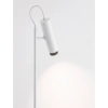Tubowa lampa podłogowa TORVILA LE45625 do salonu biały czarny