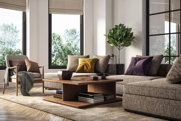 Gabinetowa lampa stojąca Mono 7706 czarna tuba ruchoma na stolik