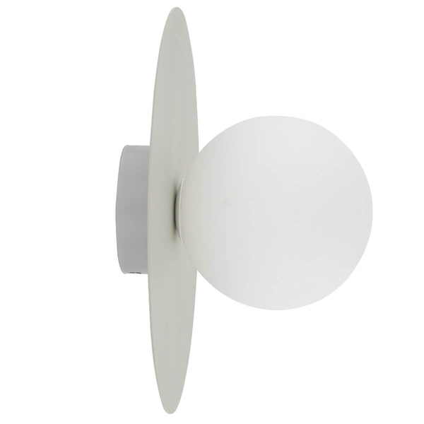 Natynkowa lampa do kuchni Pixi 10231 disc bombka beżowa biała