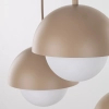 Nowoczesna lampa wisząca Bono Sabia 10966 metalowy beżowy biały