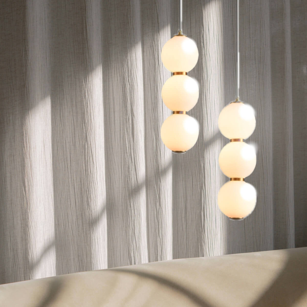Kulista lampa wisząca PERLA ST-CP231222-3L gold LED 12W 3000K złota biała