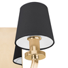 Złota lampa ścienna NEW YORK W02510AU klasyczny kinkiet do salonu