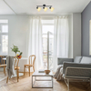 Ruchome reflektorki Rattan 3135 2-punktowa lampa natynkowa brązowa